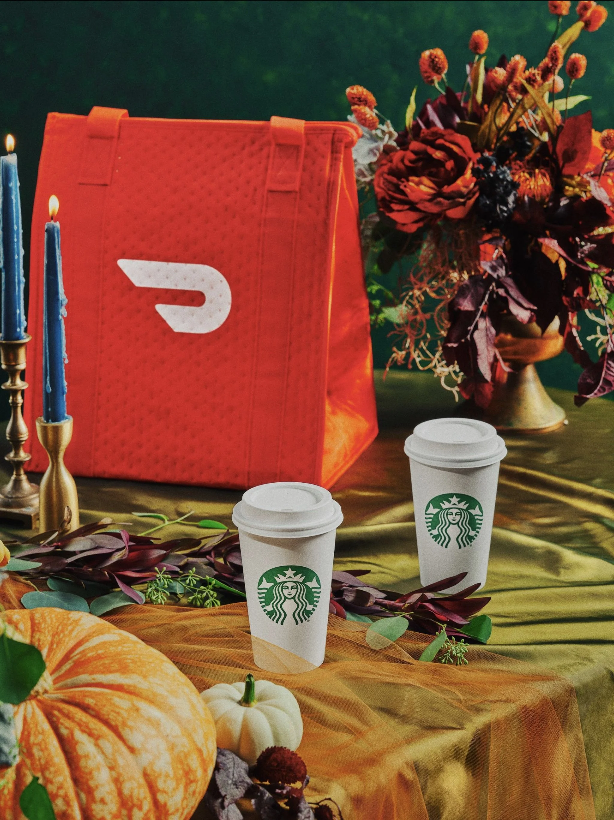 Starbucks &amp; Doordash  Photographer: Talia Green 
