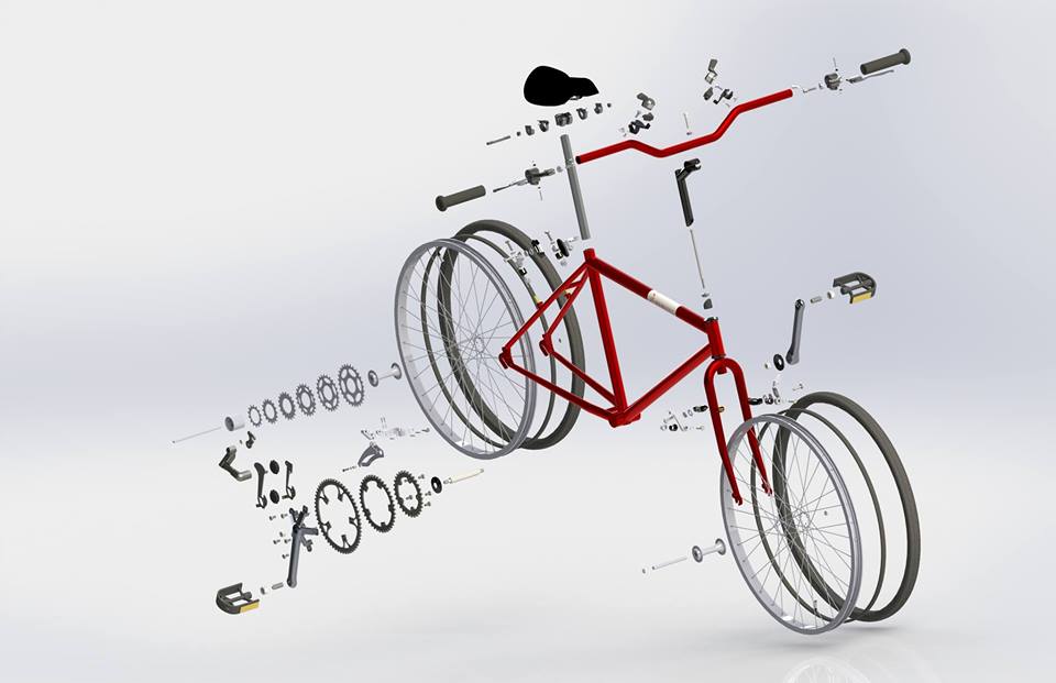 Modeling an entire bike based on dissecting a physical one (with Carolynn Sullivan and Kendall Turner)
