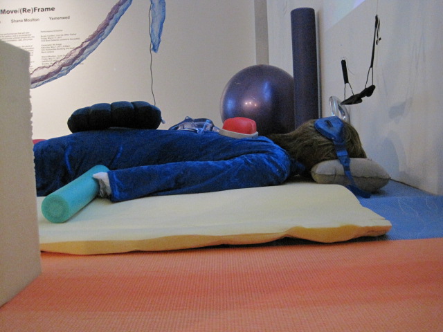 Shana Moulton, I Lost Something in the Hills, 2011, performance documentation installation