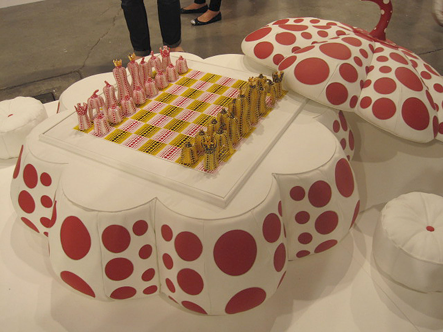 Yayoi Kusama, Pumpkin Chess Set, 2003