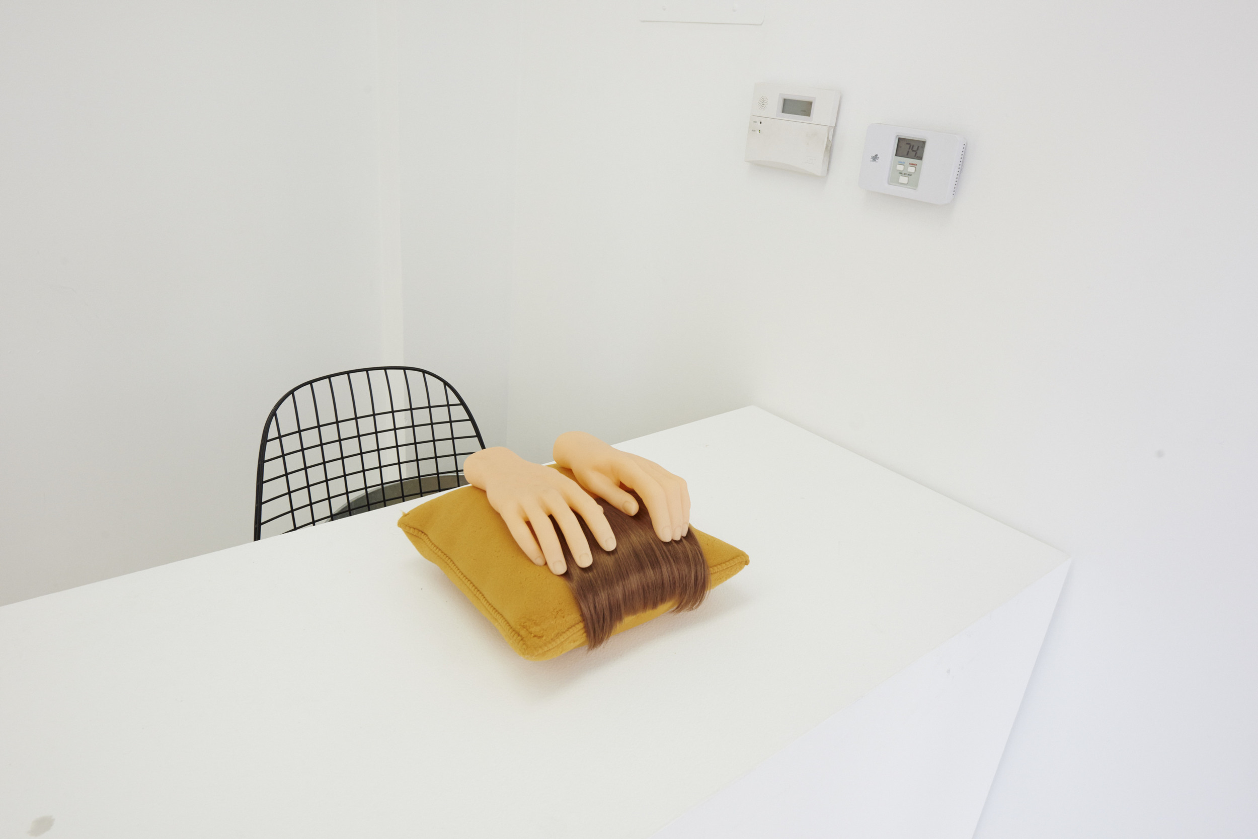 Whitney Vangrin, Lay, 2014 The Pleasure Principle , 2016, installation view