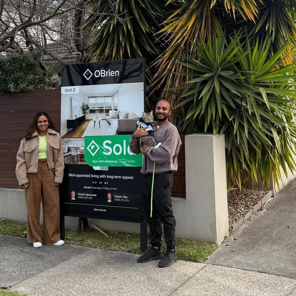 Congratulations ! 👏🏻

We&rsquo;ve seen a few SOLD Stickers lately! But this is our first with a cat; Meet Toby!!

Toby and his parents have just purchased this fabulous property to call home!  It has lots of sunny spots for Toby to laze around and 