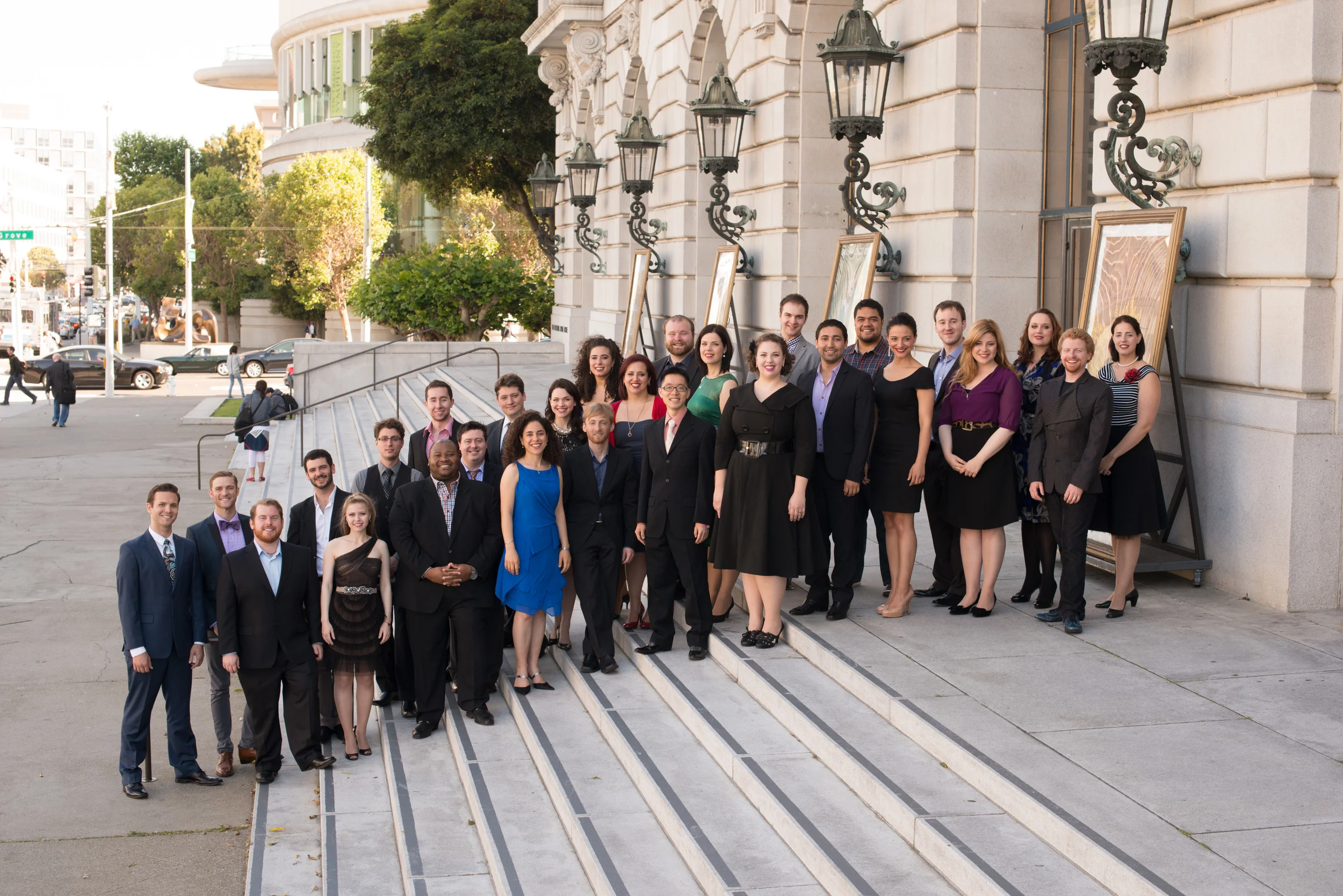 The participants in Merola's 2013 Schwabacher Summer Concert. Photo by Kristen Loken.