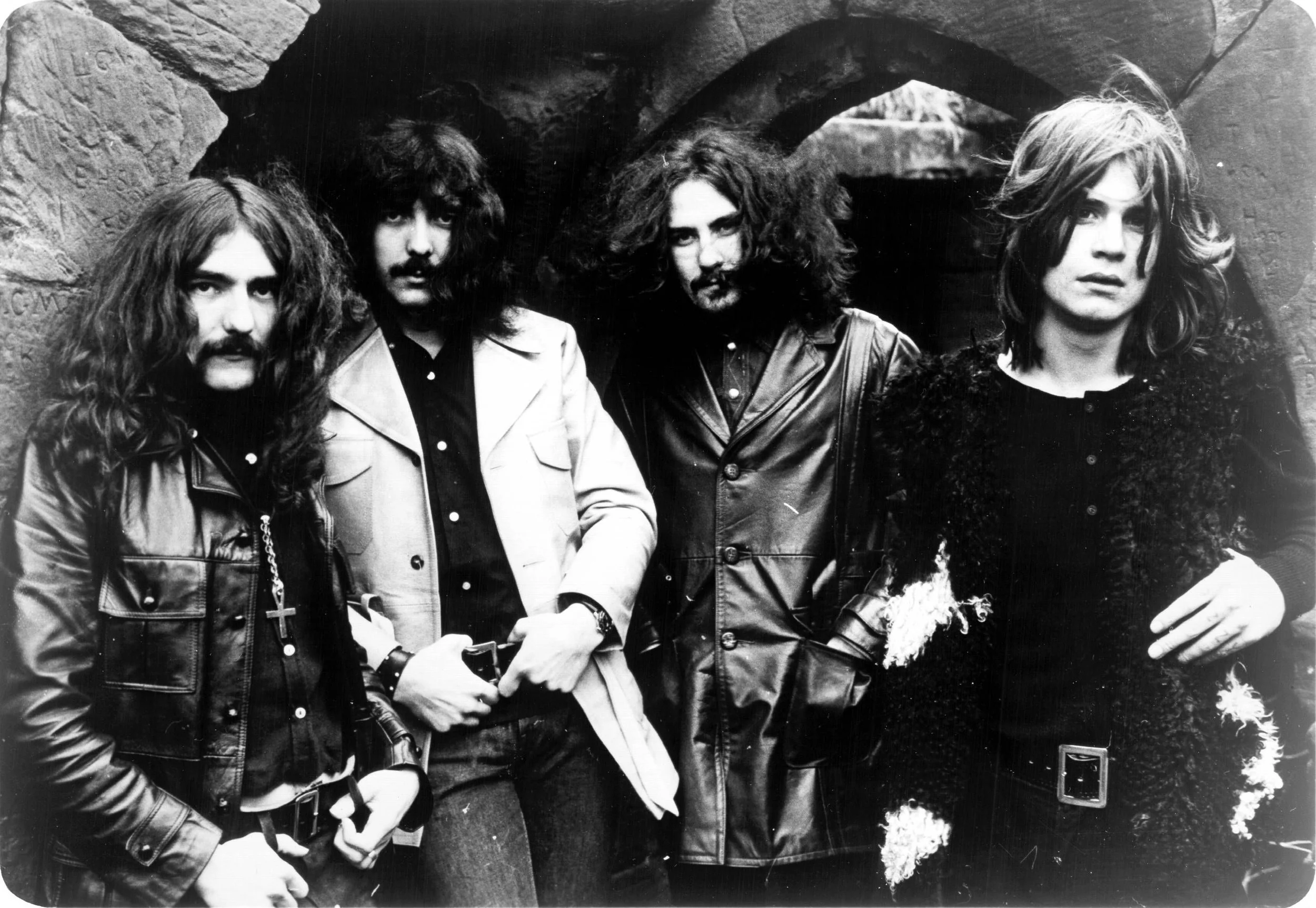 Black Sabbath circa 1970. L to R: Geezer Butler, Tony Iommi, Bill Ward, Ozzy Osbourne.
