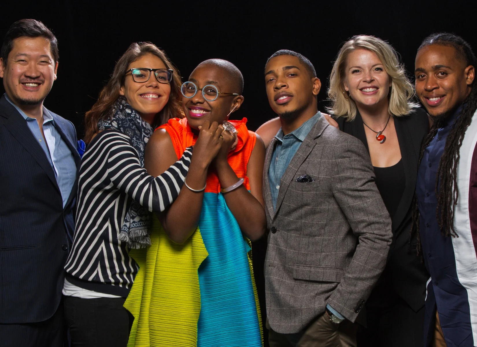 L to R: Yasushi Nakamura, Melissa Aldana, Cécile McLorin Salvant, Christian Sands, Bria Skonberg, Jamison Ross