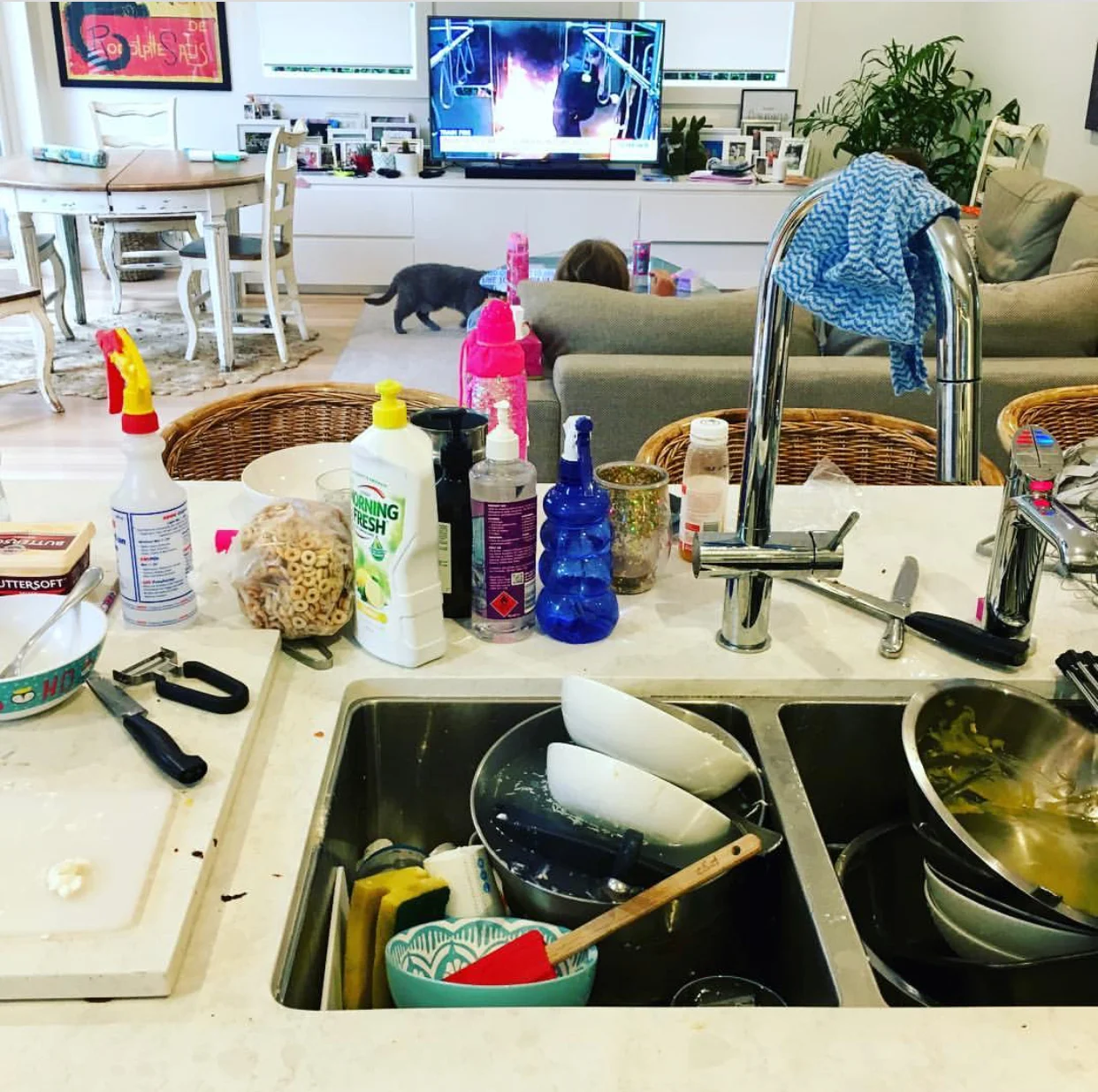 My sink always looks like this...