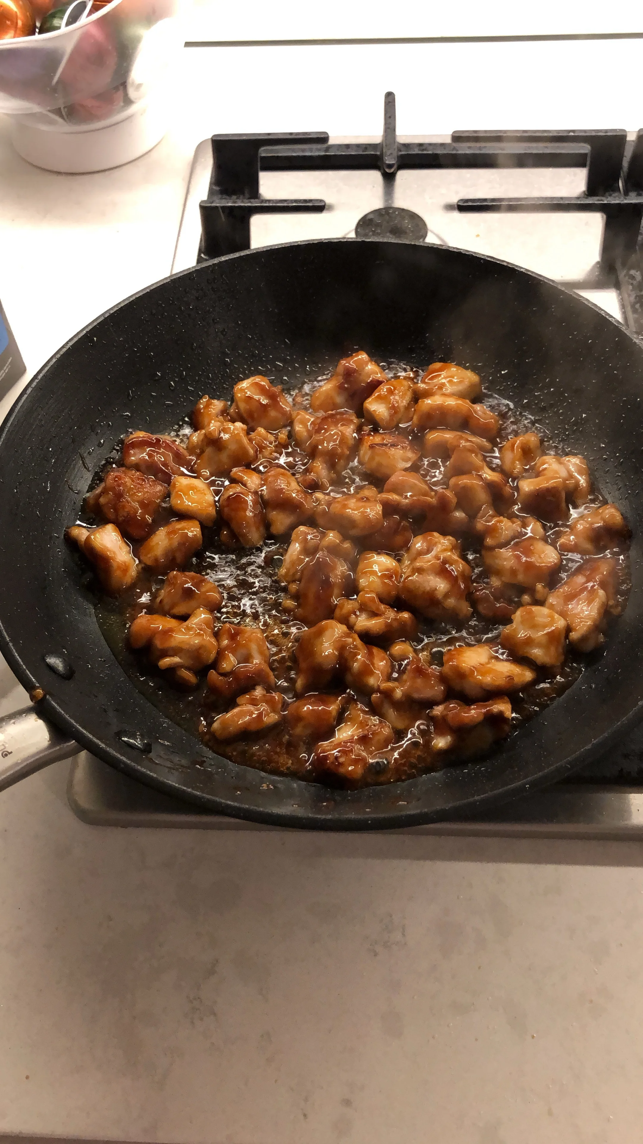 Sizzling sauce!