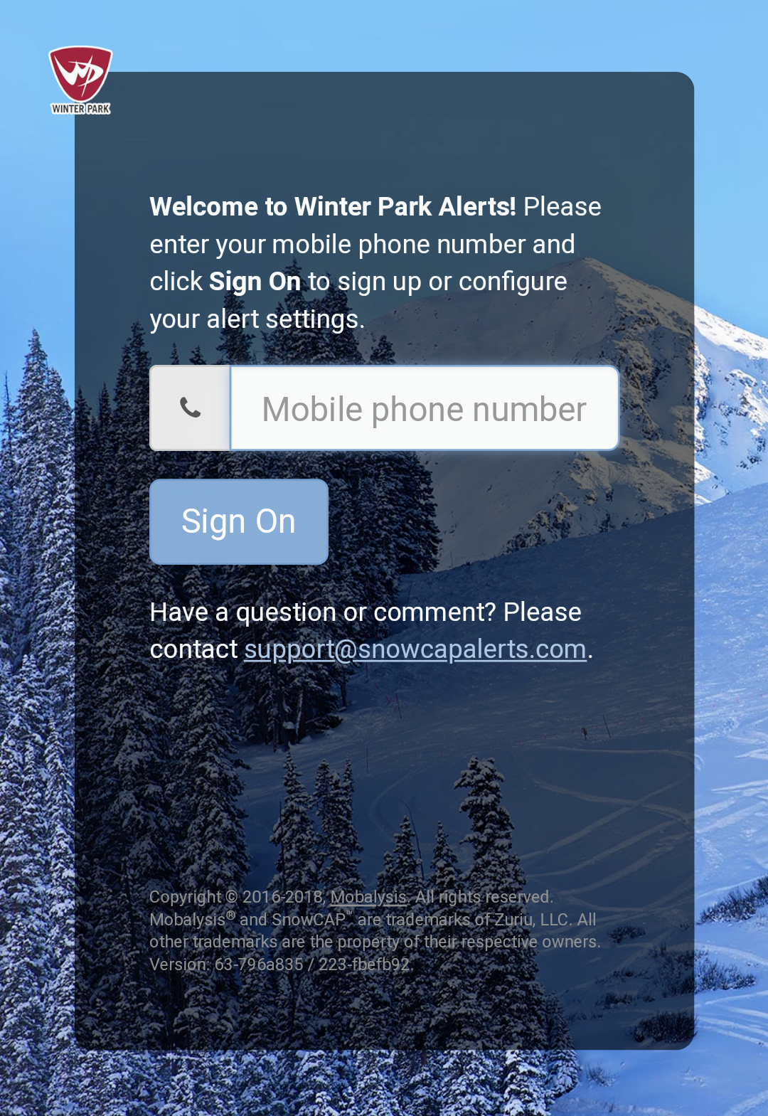 Winter Park Powder Alerts