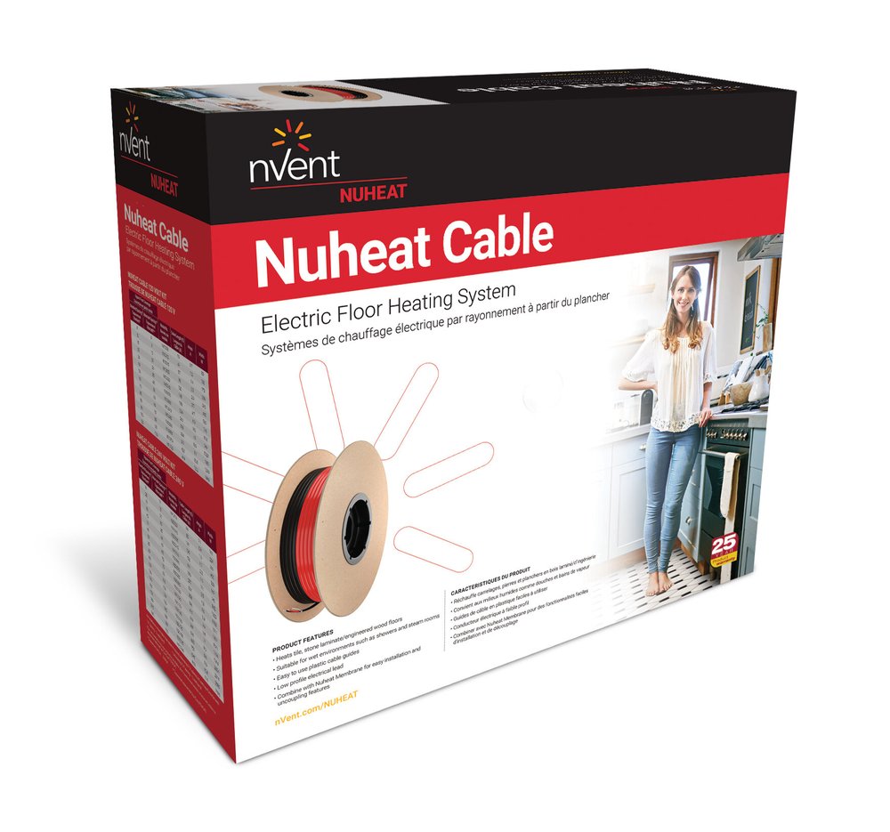 Nuheat - 215 Sq Ft Radiant Floor Heating Cable N2C215 — RENOV8T