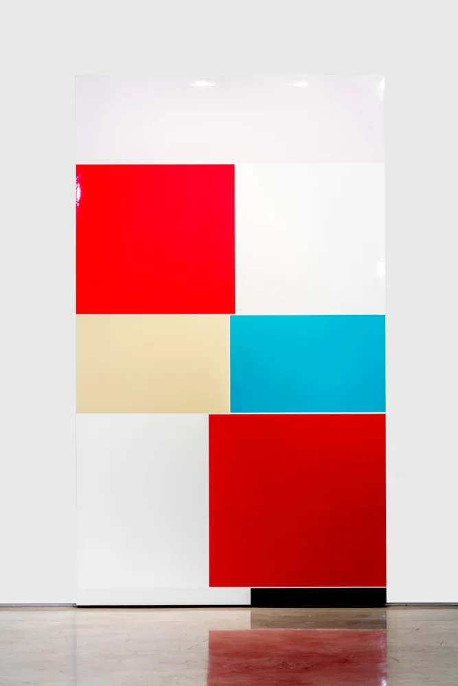Pessimism (Feelings and Emotions Chart), Polished urethane on gessoed canvas, 96 X 56 inches, 2016