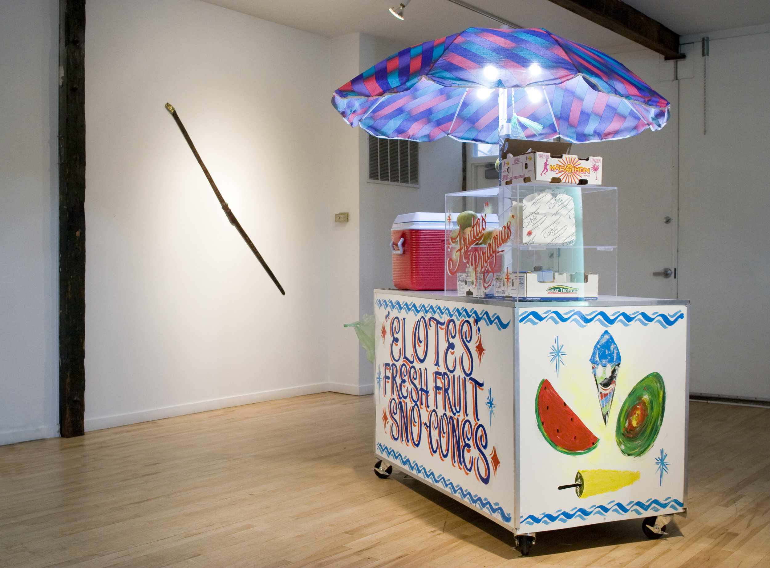 Piraguas, “We all we got”, Installation view