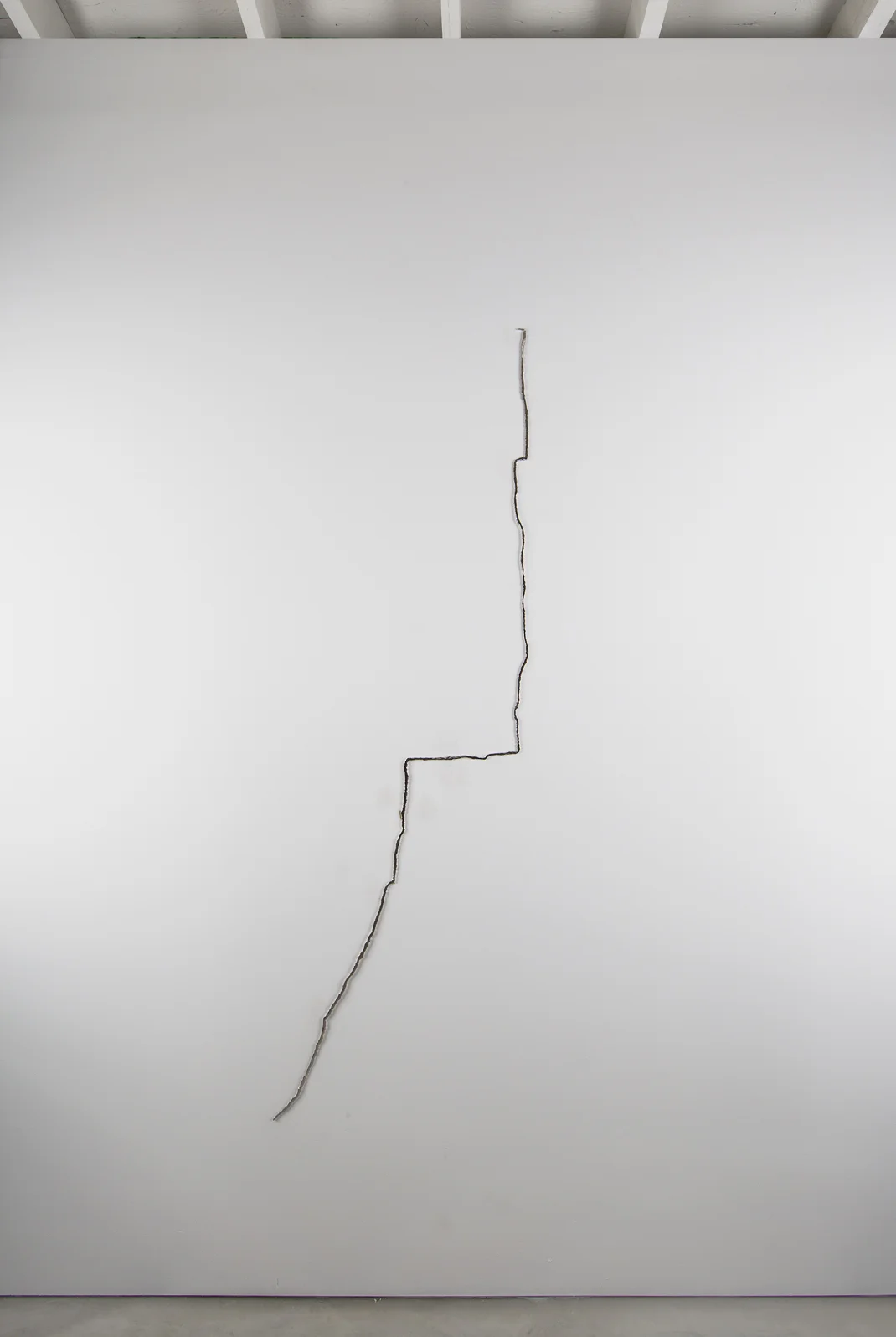 Augustine Mihrab, Nickel plated, mirror polished steel, 77 X 25 inches, 2013