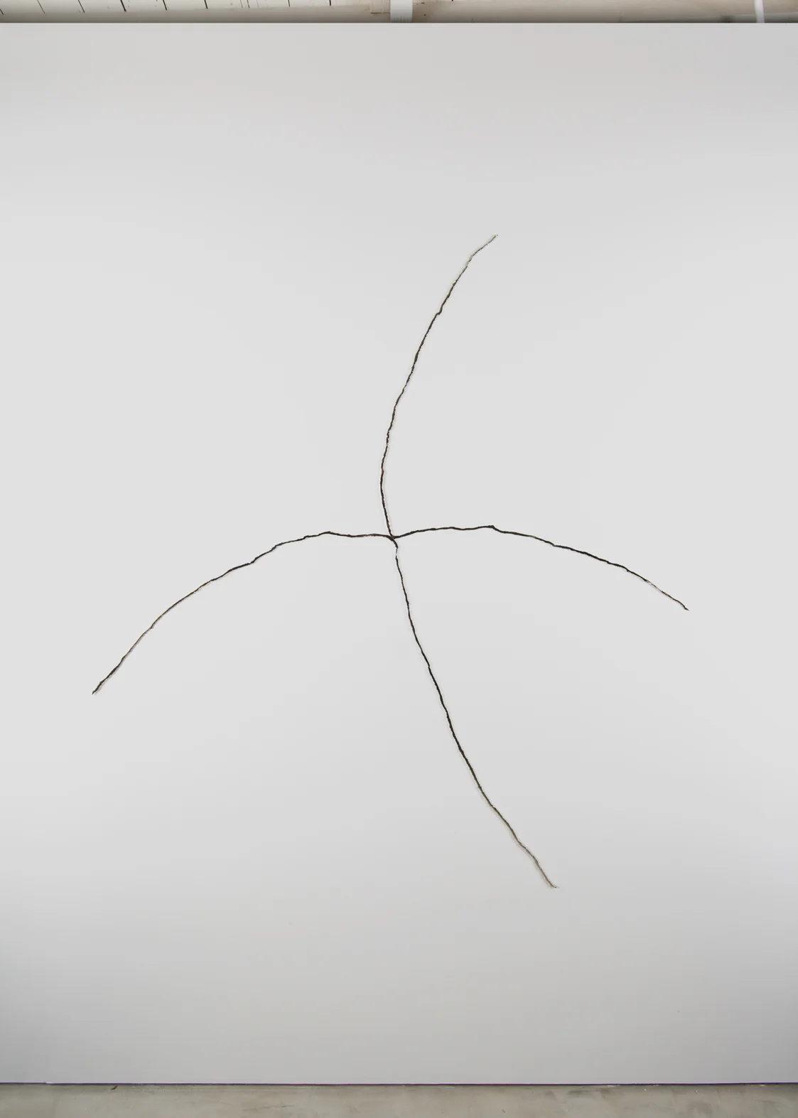 Seem, Mirror polished nickel plated steel, 76 X 71 inches, 2013