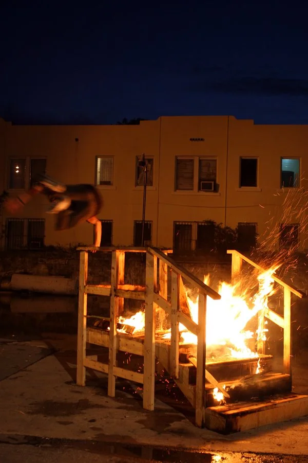 Michael Genovese, Documentation of  performance, It's not the heat, it's the humility. Miami, Florida