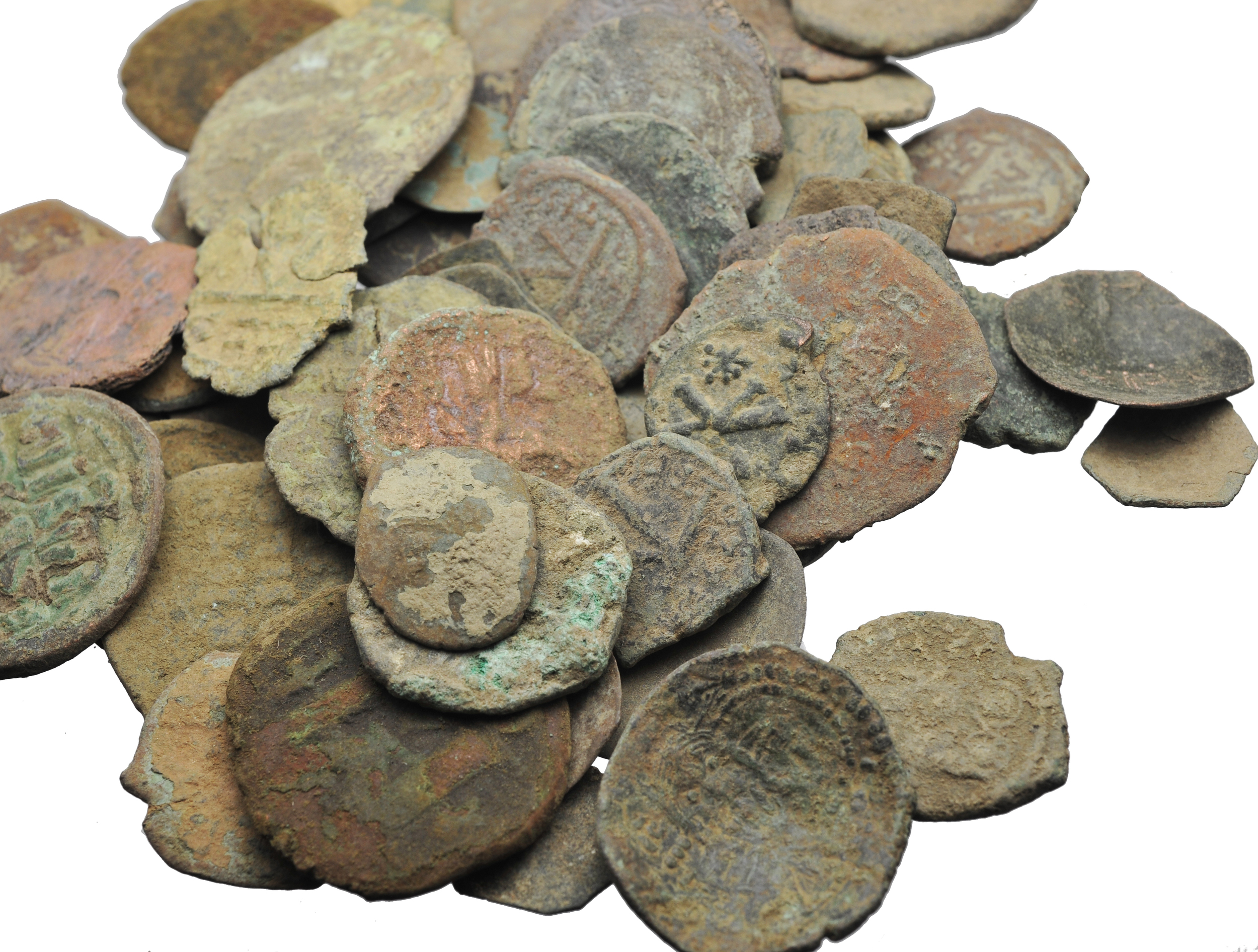 Uncleaned Byzantine Coins