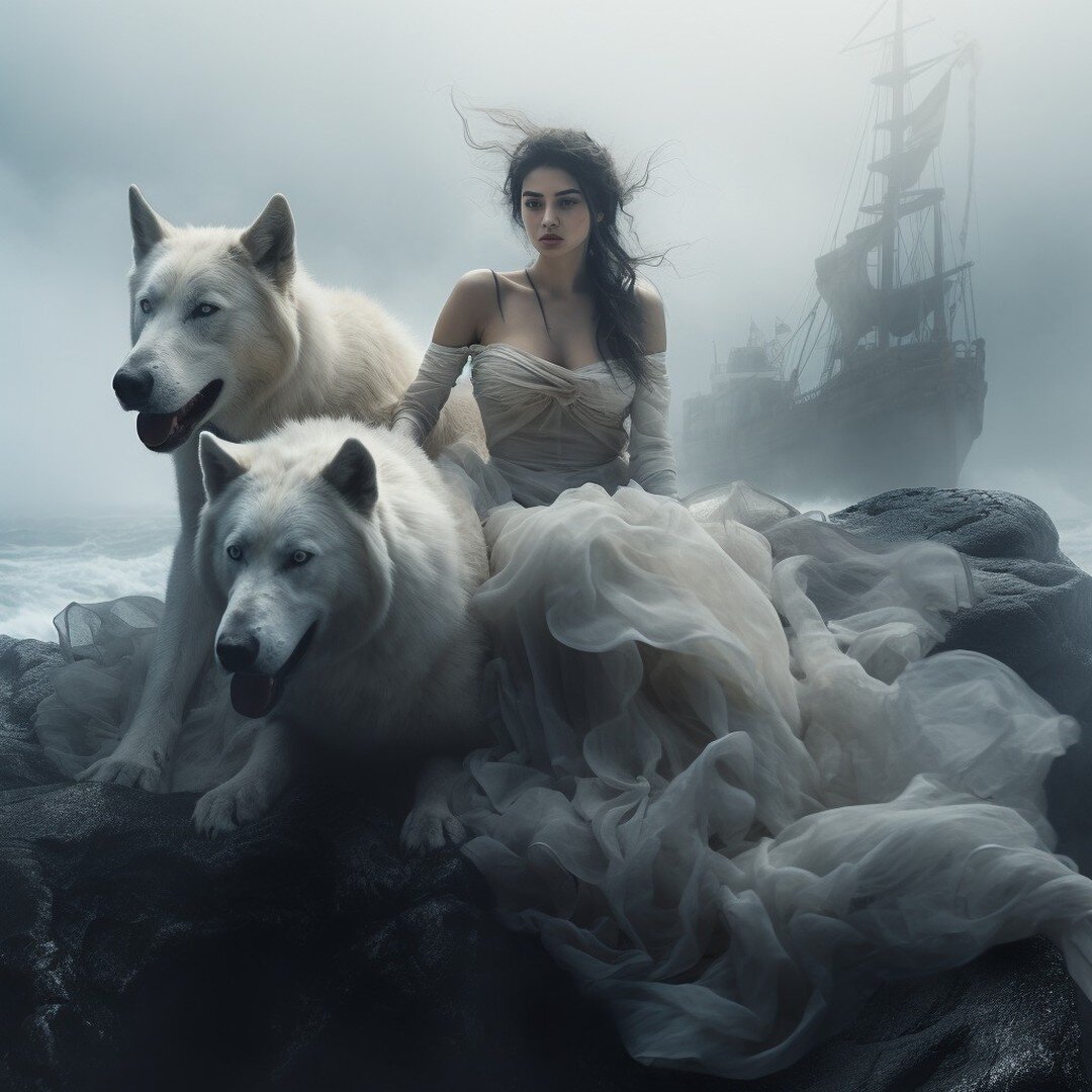 &quot;Lupa di Mare&quot; 🐺🌫️⛵

💫When the African heatwaves of the season set in, I found myself navigating the open sea under a heavy shroud of fog. The stories echoed in my mind&mdash;tales of a woman and her wolf rising from the depths on misty 