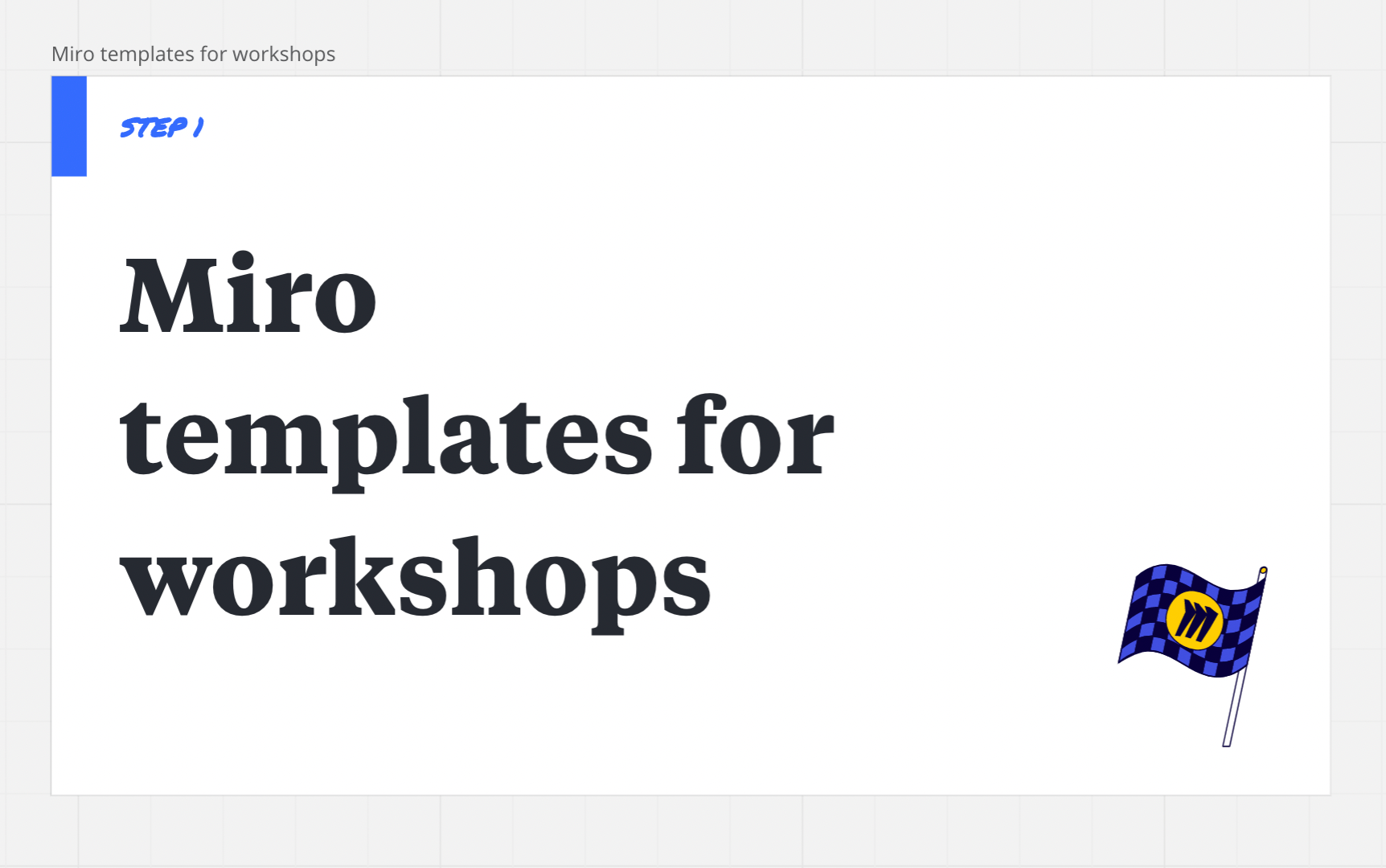 Miro templates for — Martina Brel