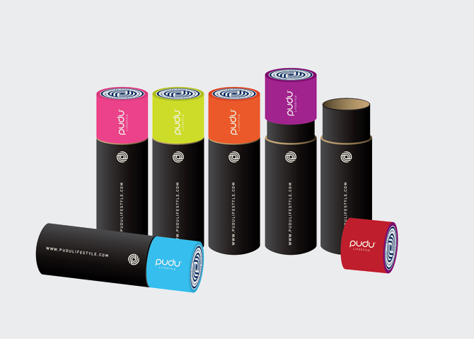 Tube packaging for casual wear.