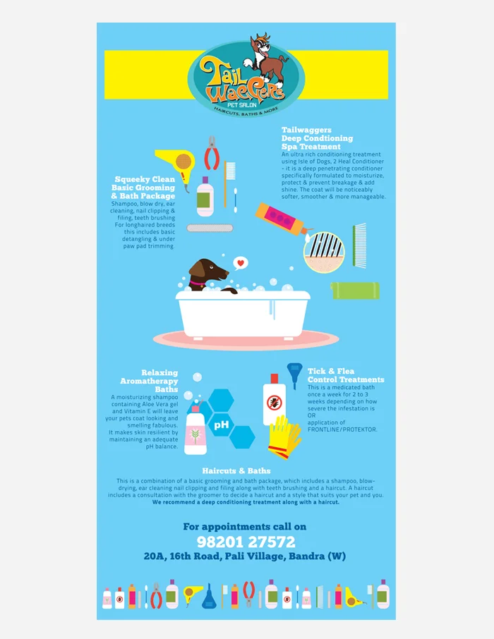 Poster detailing services.