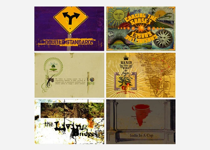 Marketing Communication / Catalogue Content Concept Postcards Brochure.