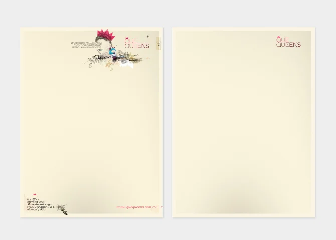 Letterhead With Continuation Sheet.