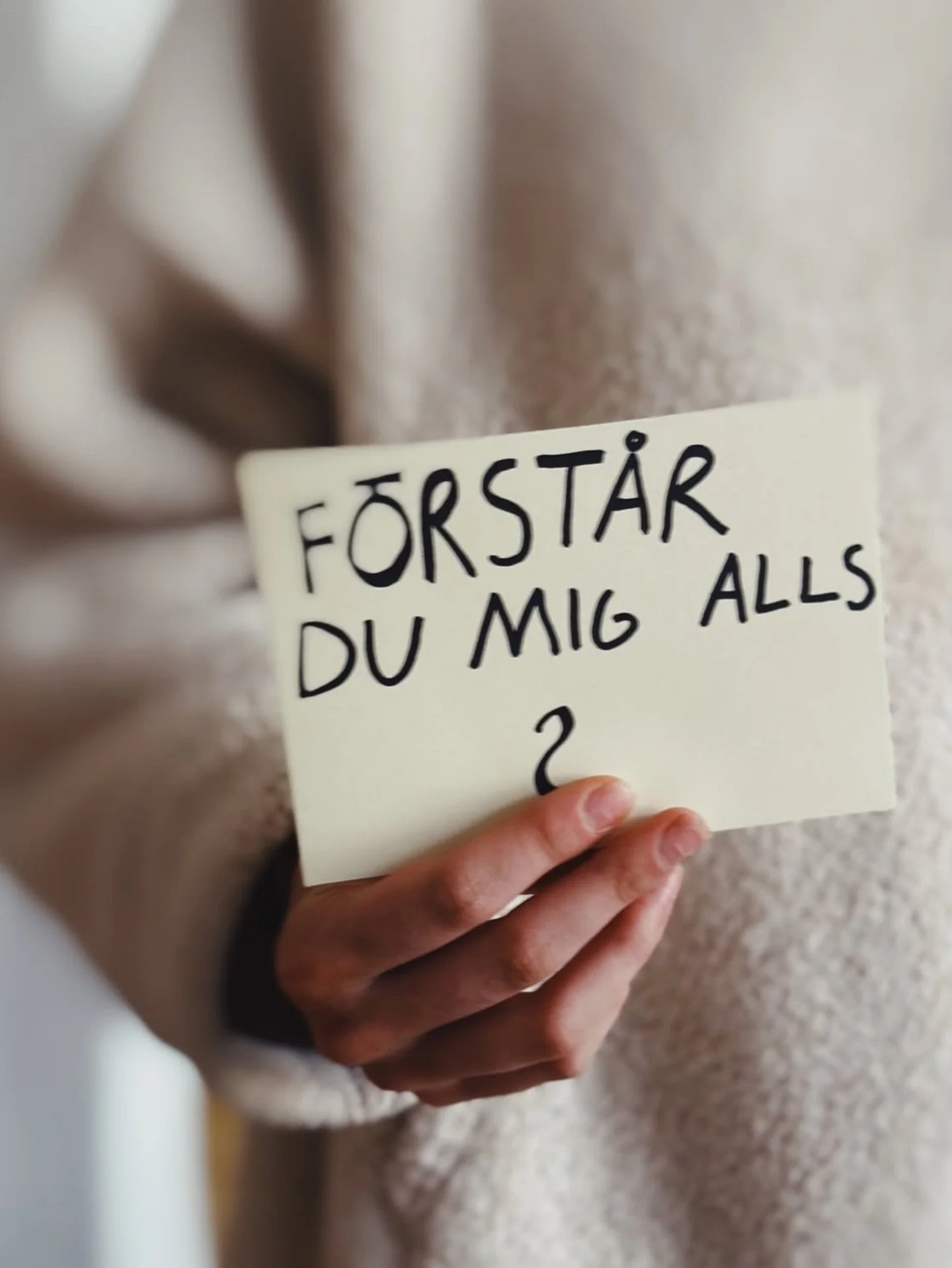 &rdquo;F&ouml;rst&aring;r du mig alls?&rdquo;
En fr&aring;ga som v&auml;cks hos m&aring;nga barn som k&auml;mpar lite mer och lite extra.

Du som vuxen runt omkring &auml;r viktig, och du k&auml;mpar ocks&aring;. Det h&auml;r &auml;r f&ouml;r dig som