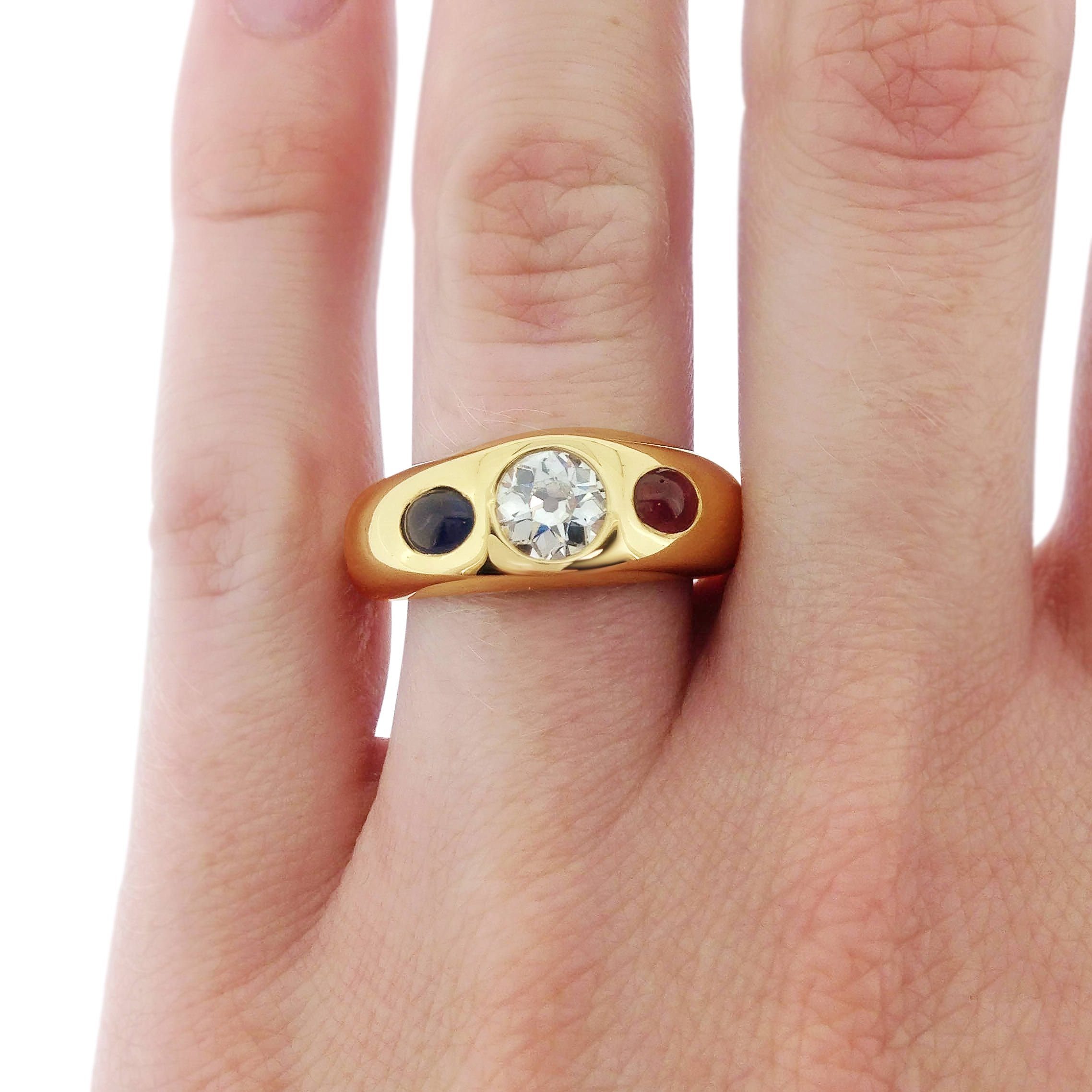 Diamond-sapphire-and-ruby-gold-gypsy-ring-1.jpg