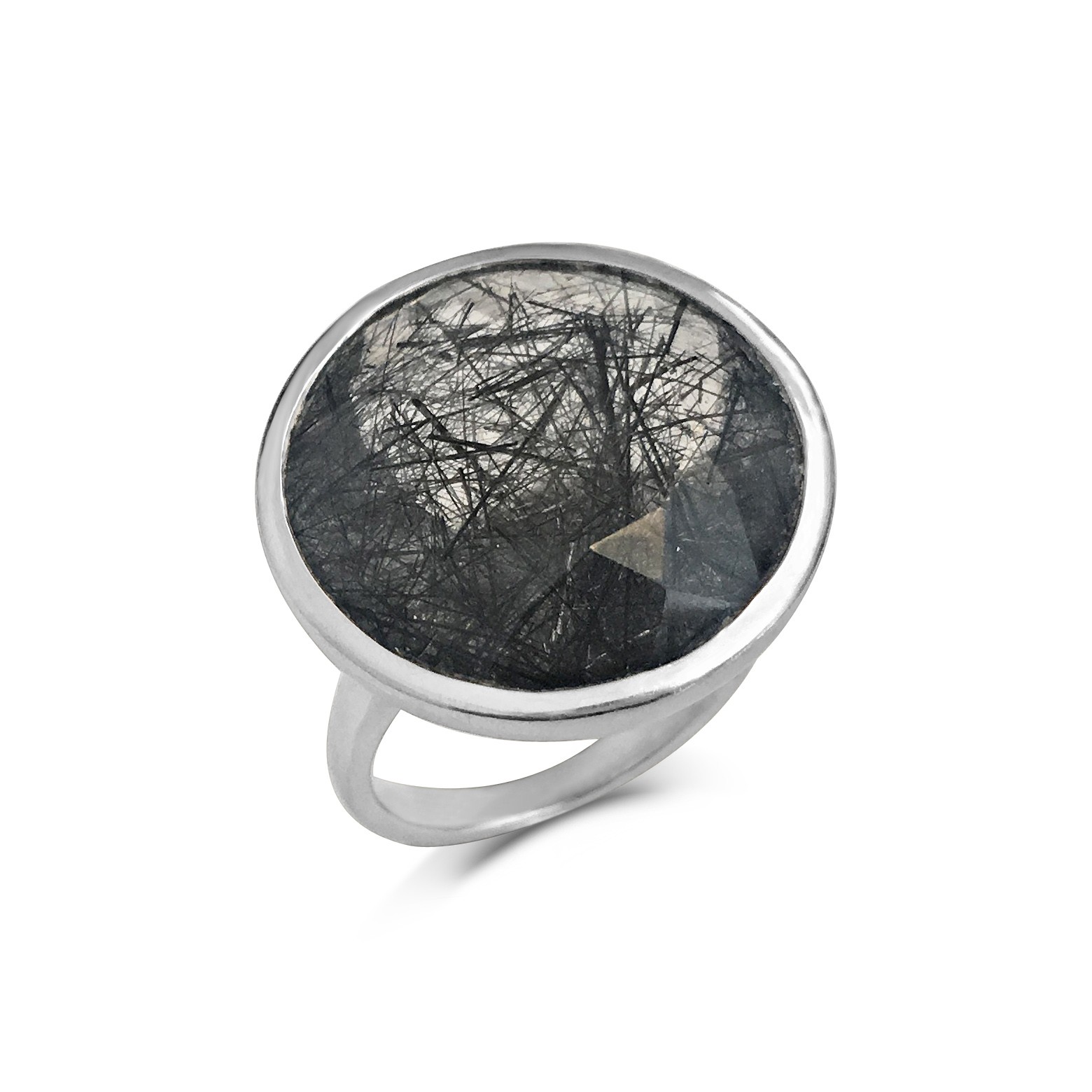 Sagenitic quartz Satellite Ring — Bear Brooksbank