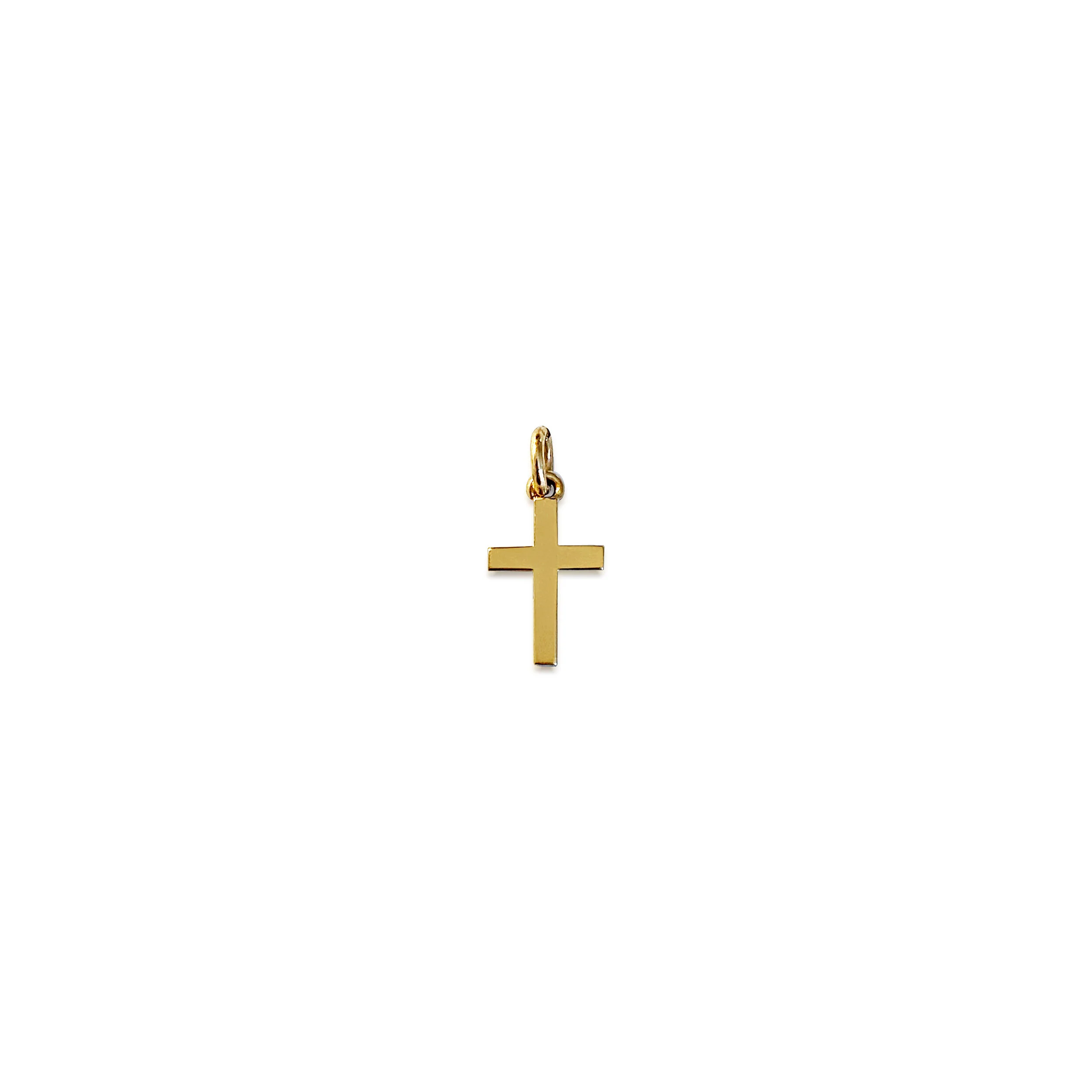 Small Crucifix Charm — Bear Brooksbank