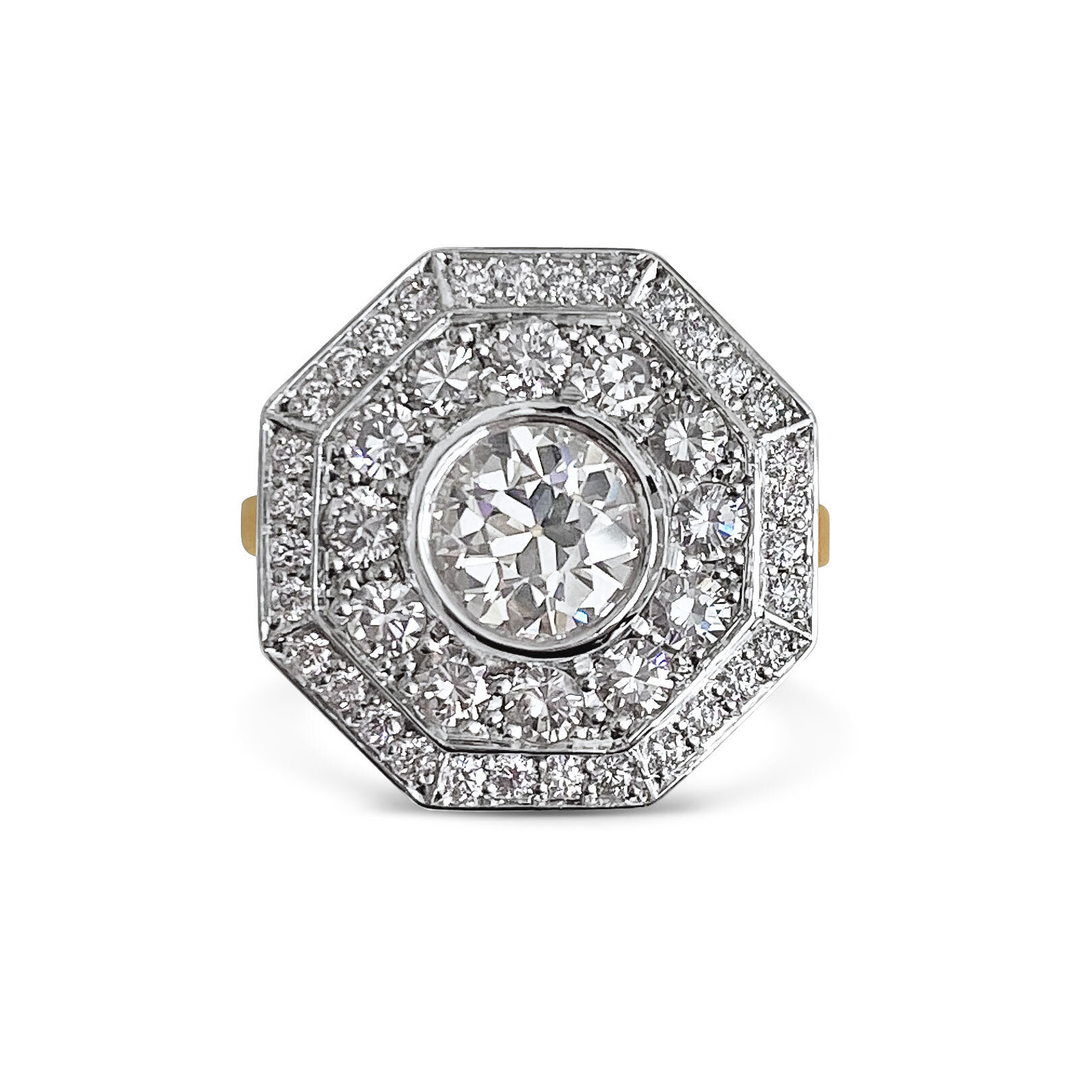 Diamond target ring