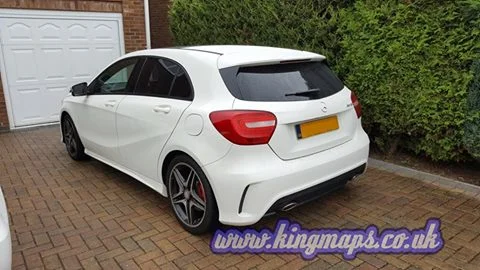 In to Herne Bay to Remap this lovely looking A220 CDI. We put a Red fast road custom file on this one, bringing the BHP from 170 to about 225. These are a nice job to do as we can communicate with the ecu through the obd socket meaning no ecu removal. Just as well as it was raining and didn't fancy getting wet! Contact us or check out www.kingmaps.co.uk for your remapping options!
