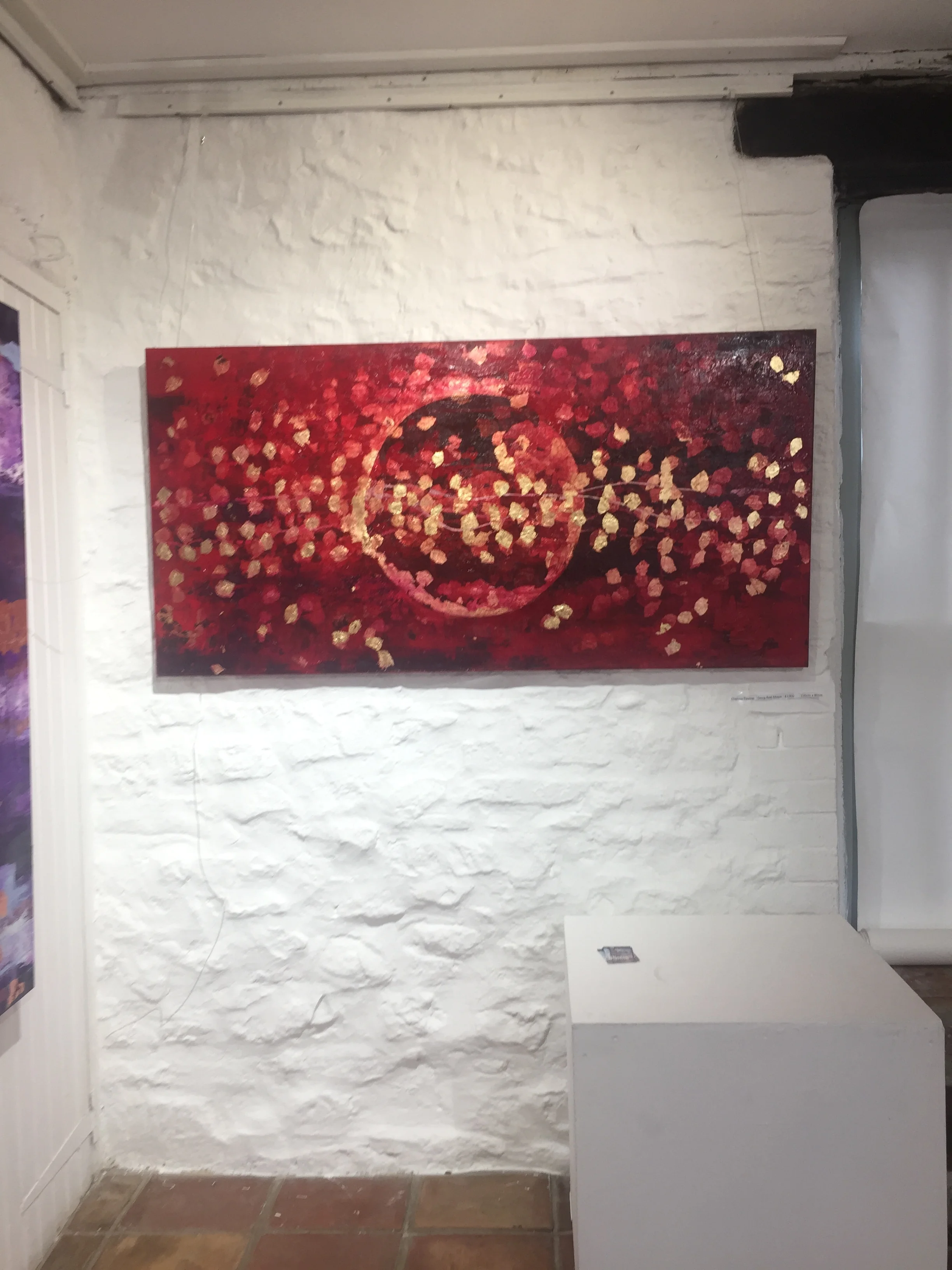 Deep Red Moon at The Courtyard Gallery