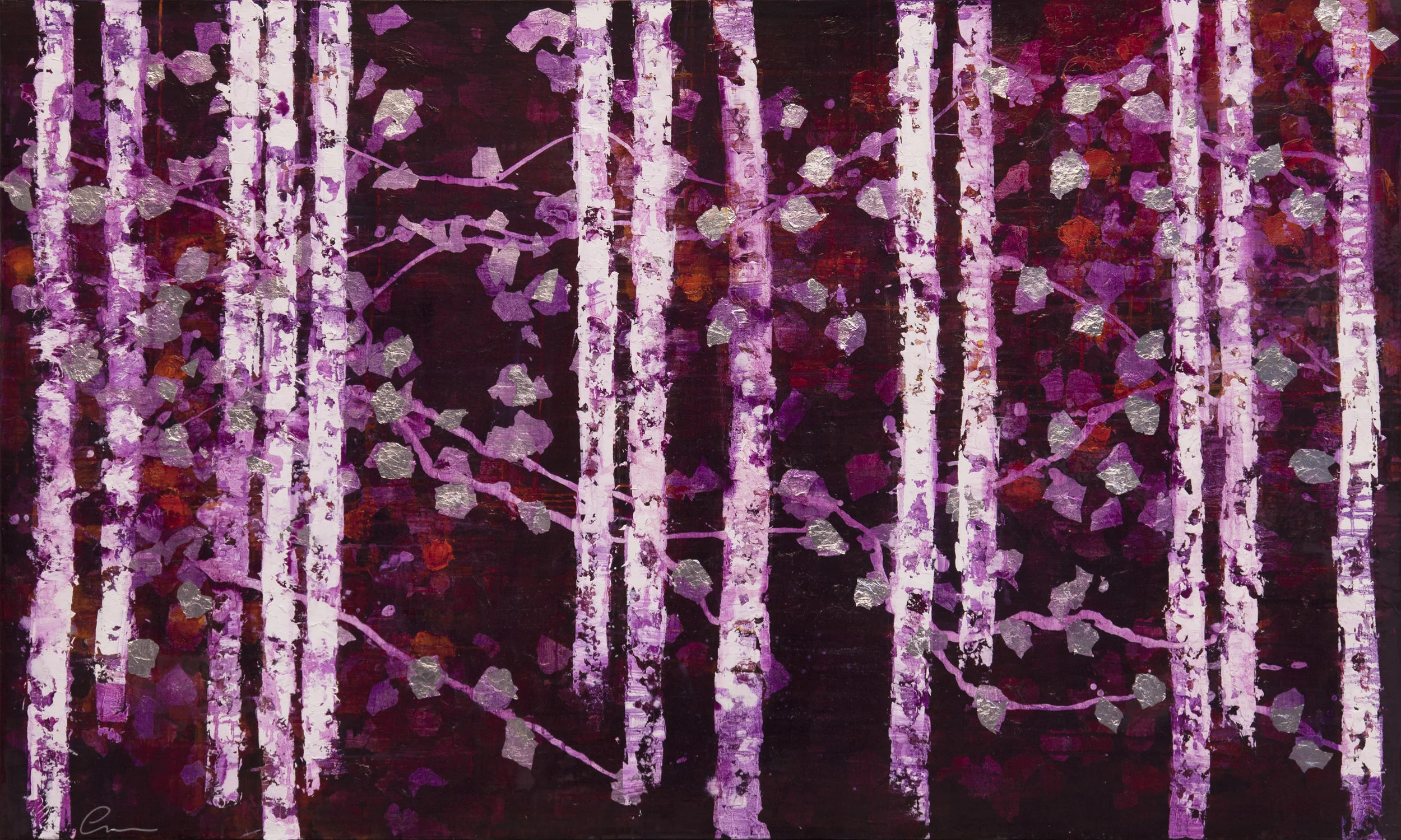 Autumn Woods with Silver