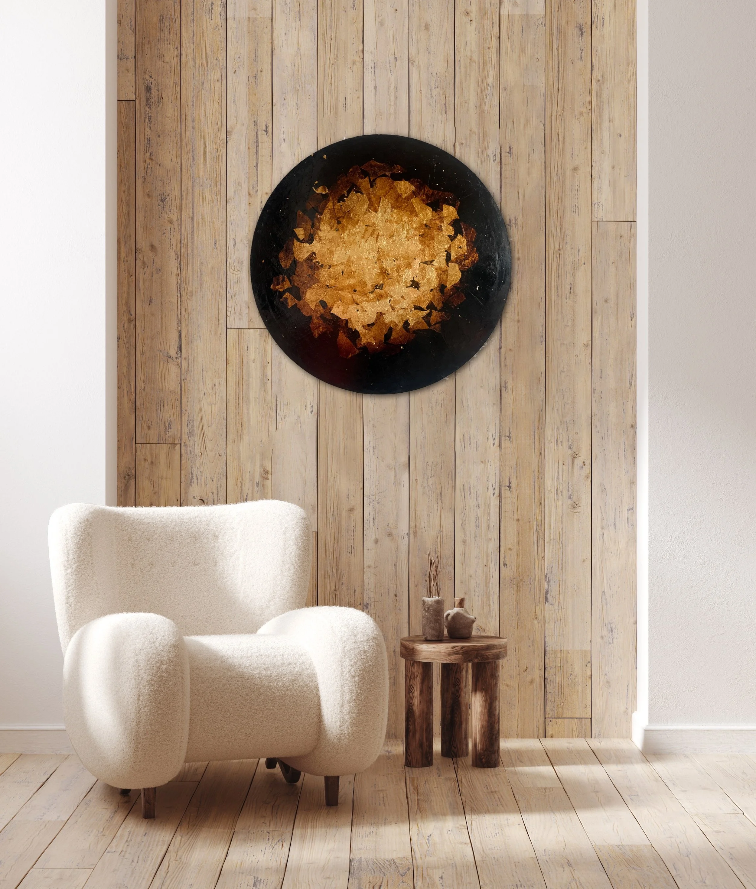 Golden Tondo in situ