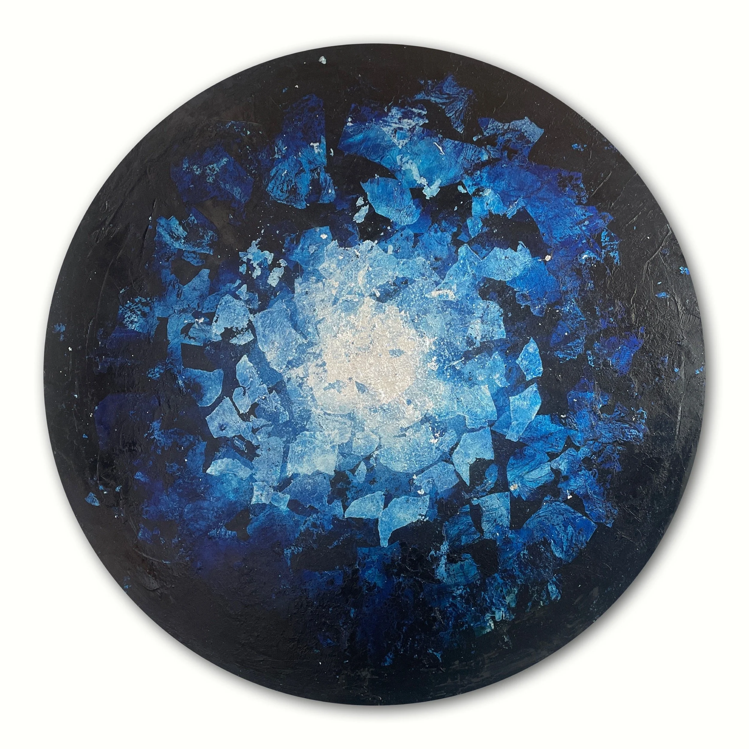Prussian Blue with Silver 