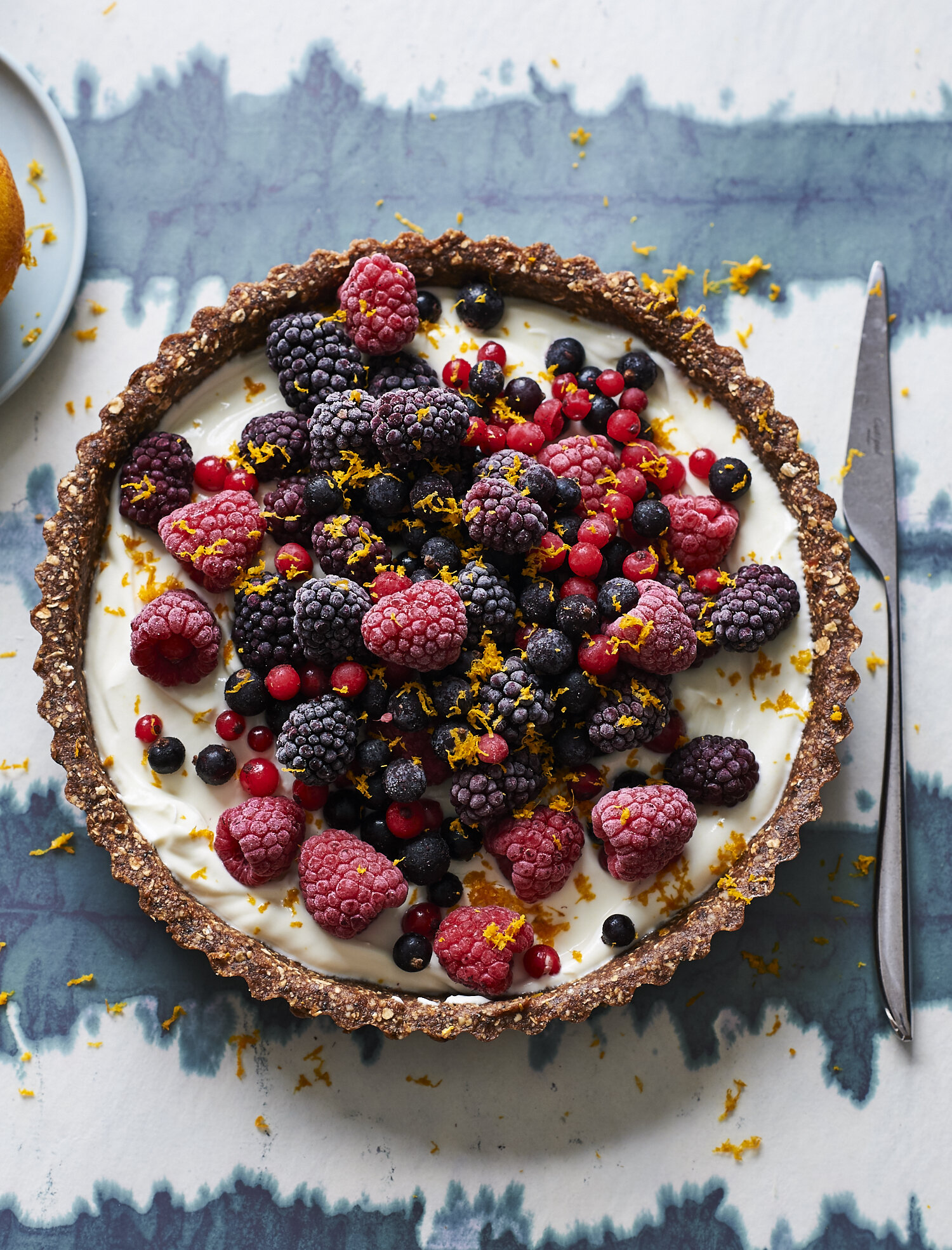 Yoghurt and Berry Tart - Photography Faith Mason