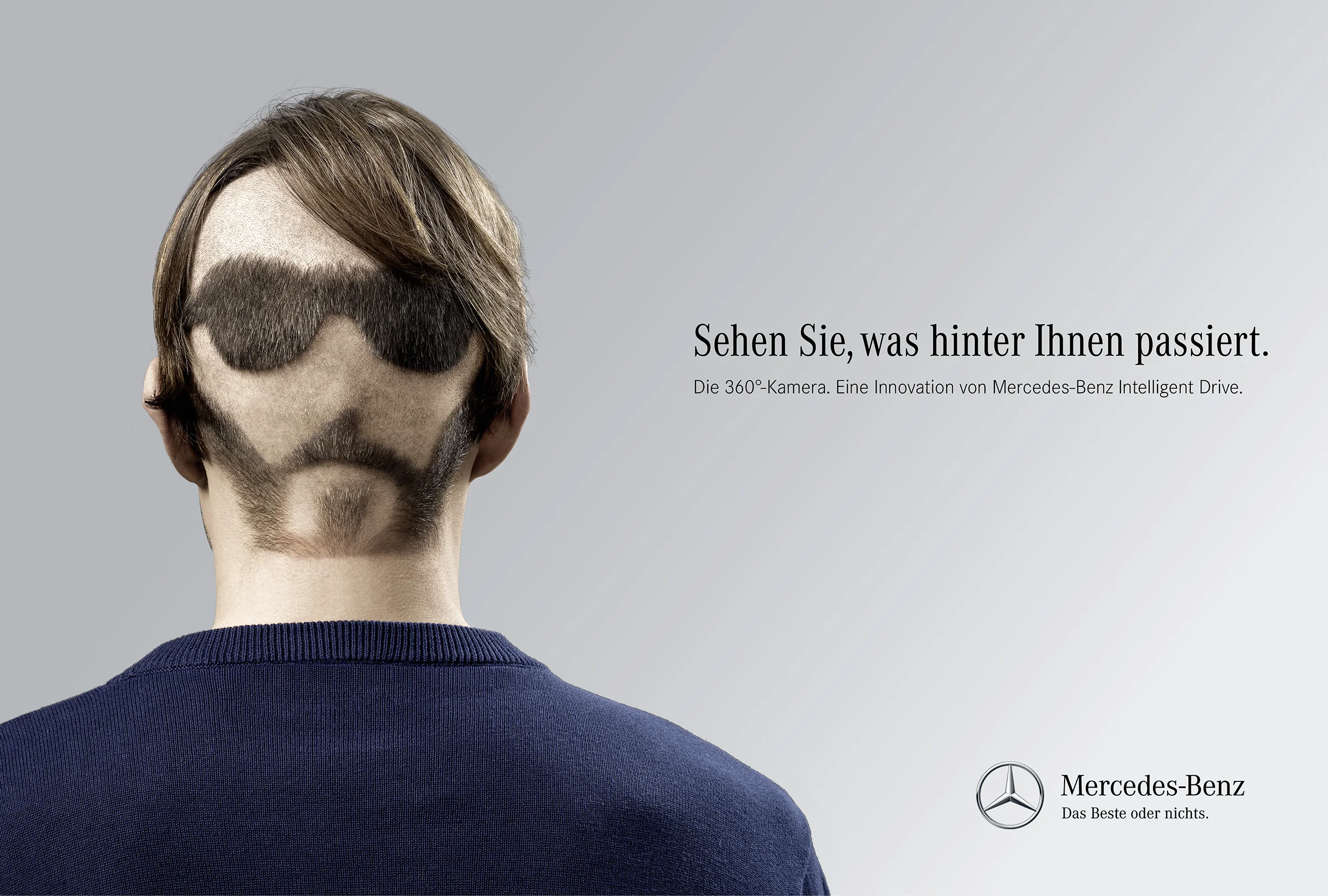  Mit der 360° Kamera sieht man immer, was hinter einem passiert. Auszeichnung beim ADC Deutschland 2014 und Silber beim ADC*E. 