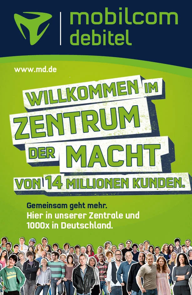 Riesenposter Konzernzentrale