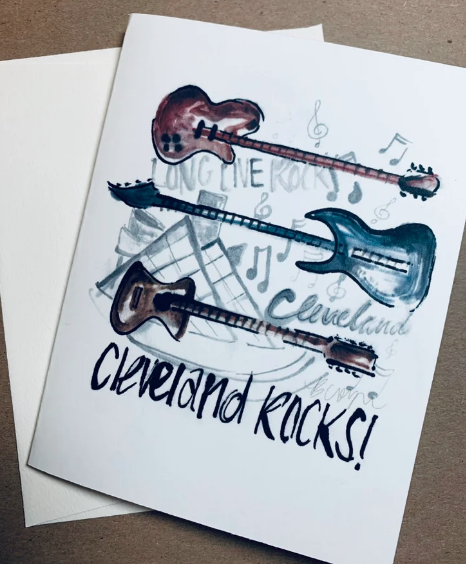 'Cleveland Rocks' Greeting Card