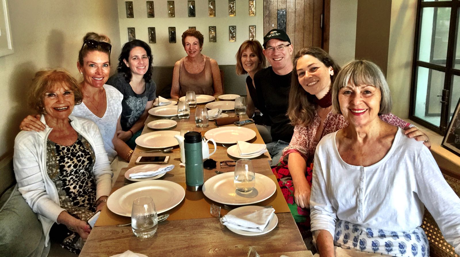 My lovely Australian retreat-mates. We shared many meals and many political conversations!