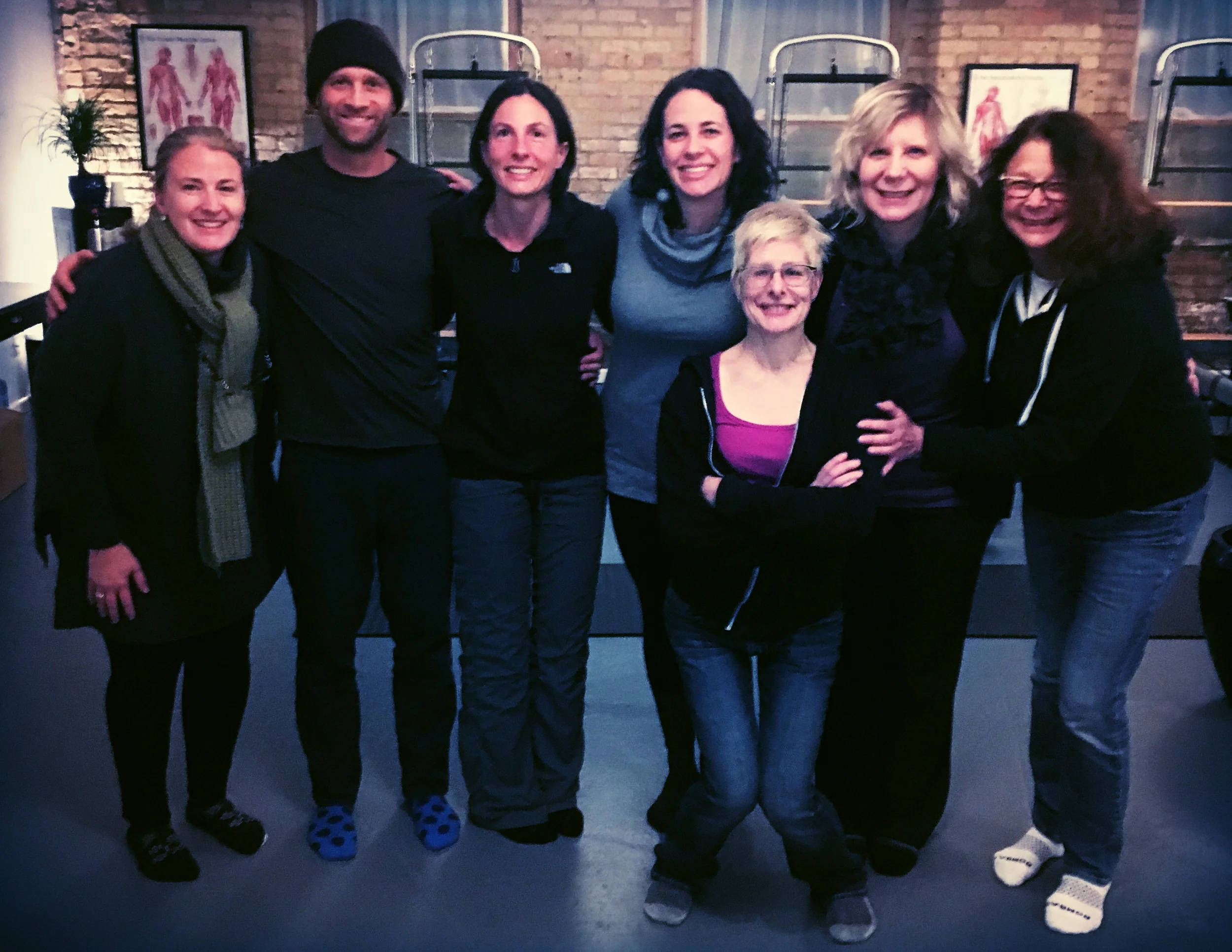 My class from Minneapolis last week, making some changes.