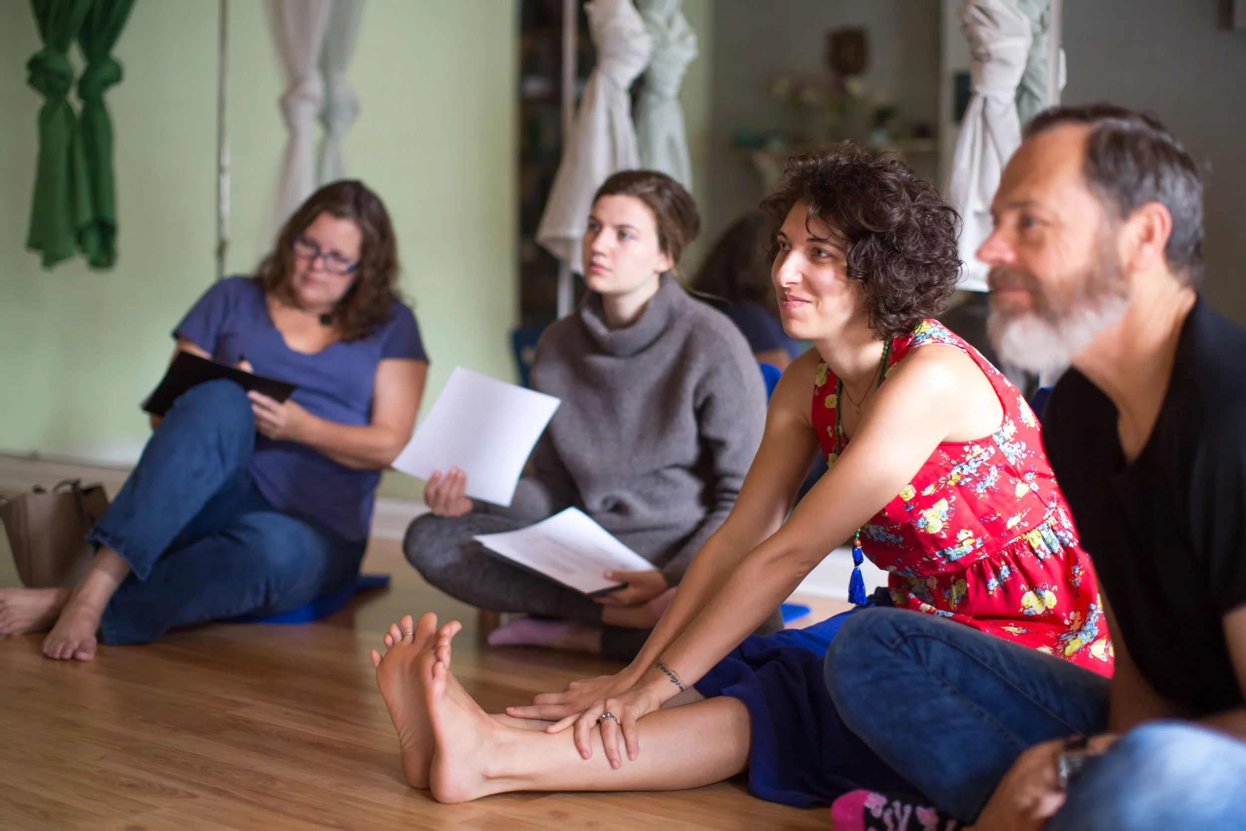  I was the fancy, skeptical, non-spiritual, Type-A doctor, and this guy from LA was teaching  me  about human physiology. 