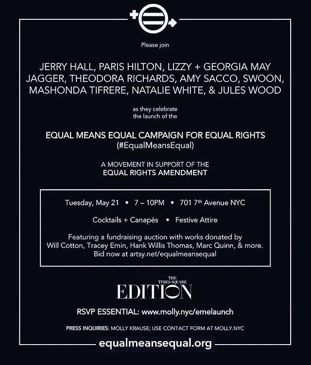 Please bid now! Help us fight for #equality now with @equalmeansequal