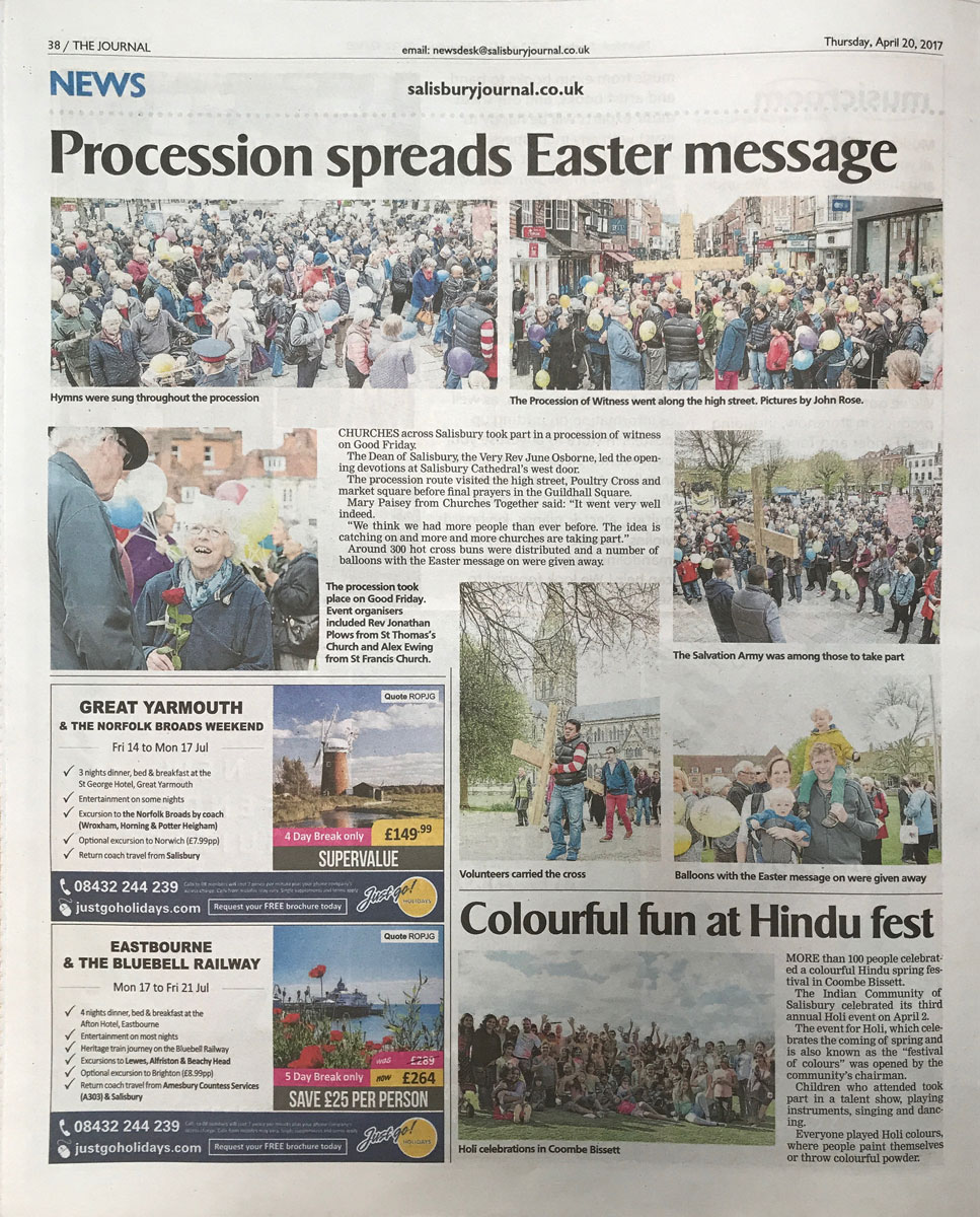 Easter Procession in Salisbury