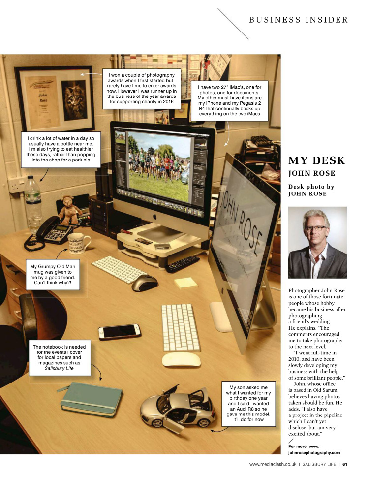 My Desk - John Rose Photography