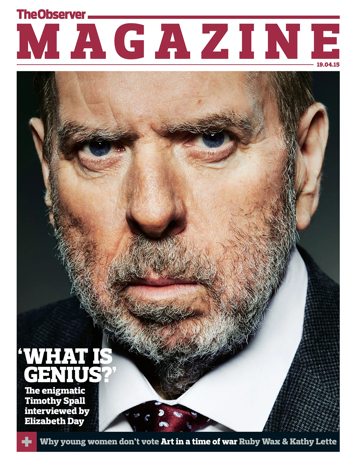 Timothy Spall, The Observer Magazine