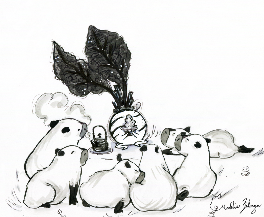 Madeline-Zuluaga-Inktober-6-Lil'-Capybaras-and-the-beet-that-tells-tales.png
