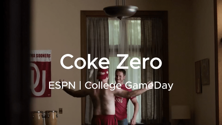 coke zero + espn