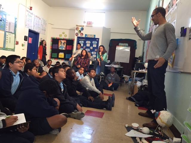 We want to give gratitude to opera singer Nick LaGesse from hopscotchopera.com for coming by KSA this morning to speak to every grade level during our Family Time. Our students learned a little about opera and left inspired to follow their dreams no matter what! #music #gratitude #love —KIPP Scholar Academy