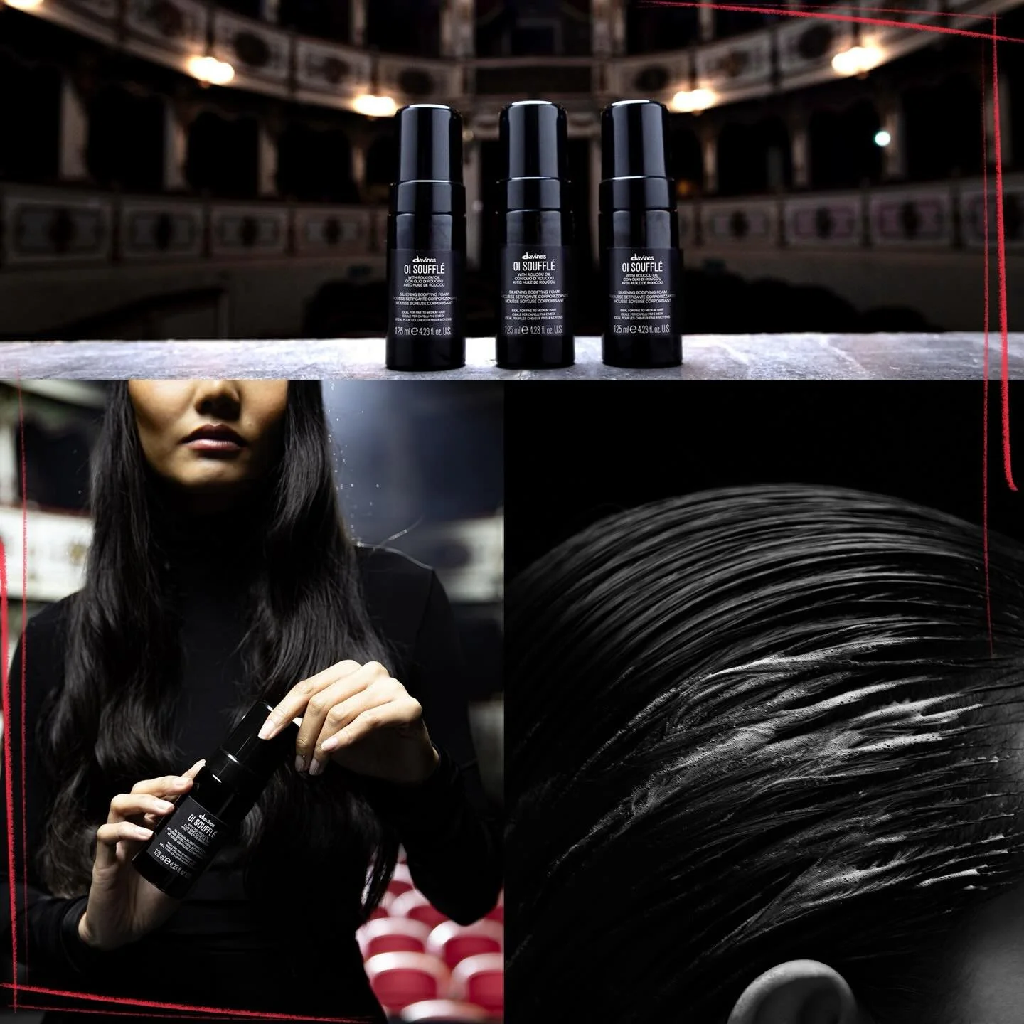 ✨Indulge in absolute beauty with Oi Souffl&eacute; 

A leave-in liquid to foam treatment providing a weightless boost of body and extra shine, with bonus heat protection. 

✔️ 2x Shinier hair 
✔️Iconic Oi fragrance 
✔️Weightless Volume
✔️Heat protect